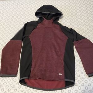 Athletic Works Black and Maroon Kids Hoodie Medium 7/8